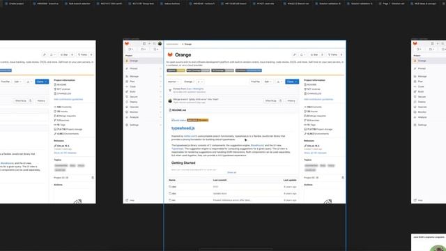 Design concept -  Project overview sidebar