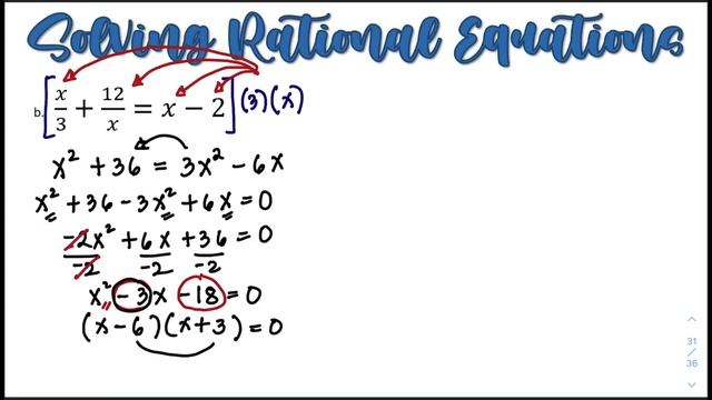 Solving Rational Equations | General Mathematics | Grade 11