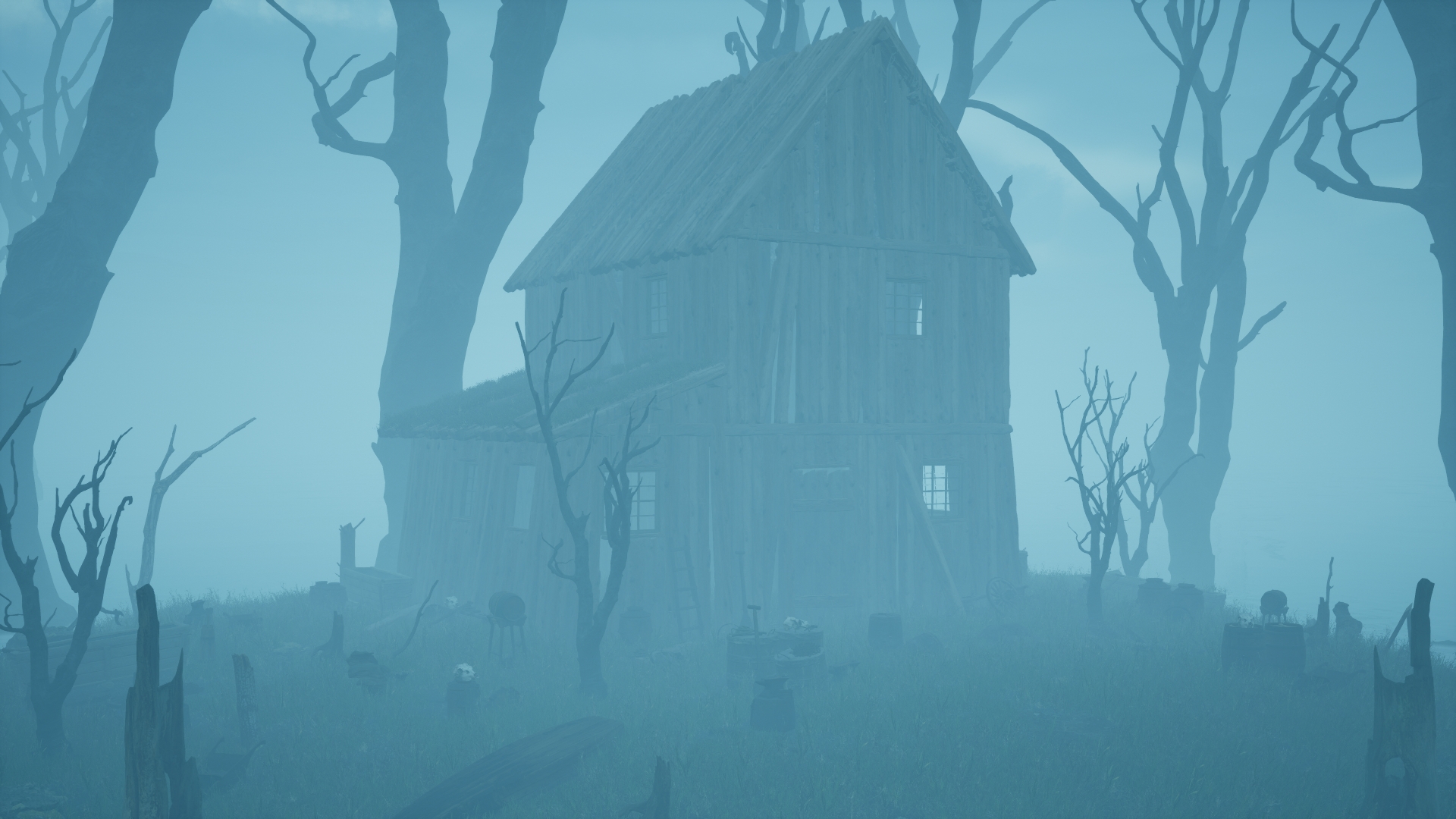 Unreal Engine 5 Создание средневековой деревни на острове.
