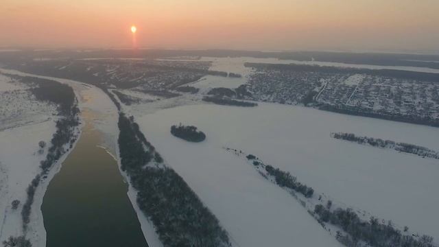 Воронеж. Река Дон. Последний день зимы | Voronezh. Don river. Last winter's day | Aerial