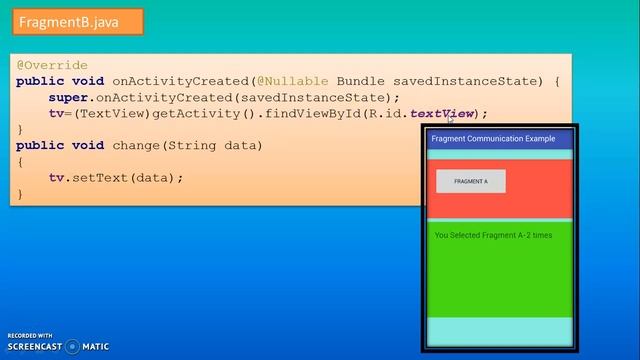 InterFragment  Communication in Android,part-1,#70