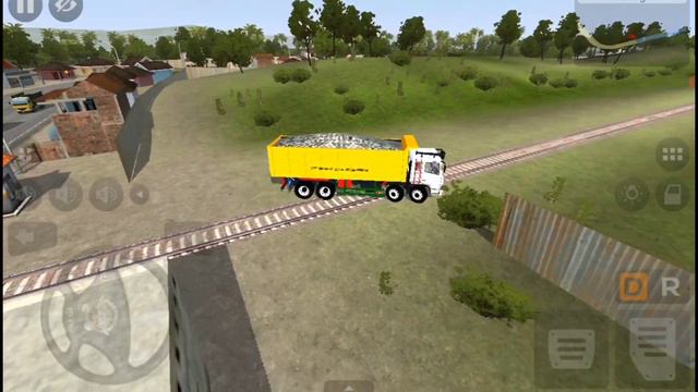 ?MITSUBISHI FUSO DUMP TRUCK DRIVING MOD - BUS SIMULATOR INDONESIA - ANDROID GAMEPLAY #24 TRUCK MOD