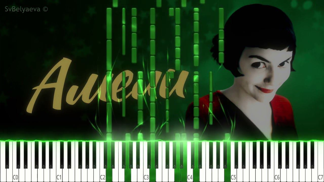 Lana Belyaeva - Yann Tiersen - Comptine d'un autre été Amelie/Piano cover/True Tutorial/Relax