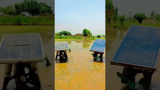 Киберпанк от фермеров из Индии: и солнечными панелями закрыт от солнца, и вентиляторы обдувают.