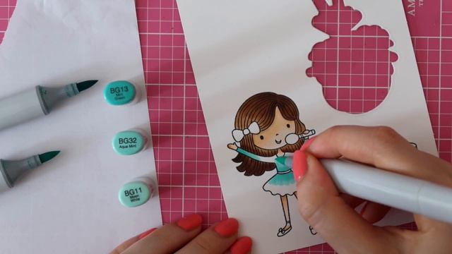 SMOOTH Rainbow Ink Blending (MFT and Friends - August 2018) #mftstamps #cardmaking