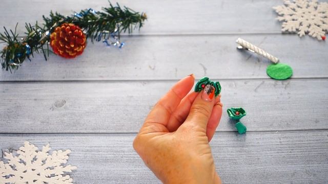 Новогодние украшение для волос / Christmas hair ornament
