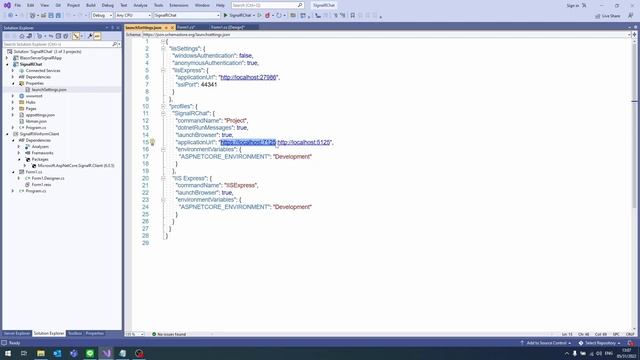 Creating signalr .net winforms client