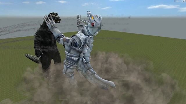 Godzilla VS Mechagodzilla Showa In Garrys Mod!