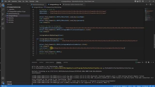 Python Beginner Tutorial - Lets Build an Instagram Bot - Part 8