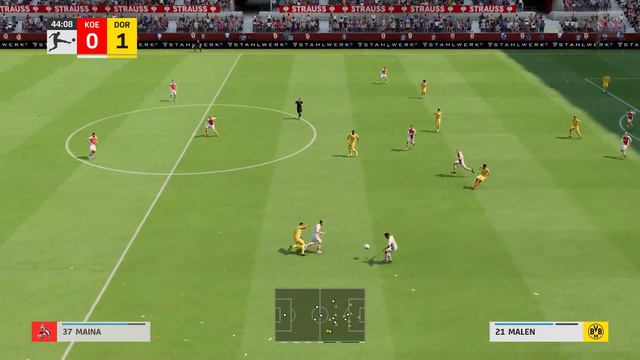 FIFA 23 | 1. FC Köln vs Borussia Dortmund - RheinEnergieStadion | Gameplay