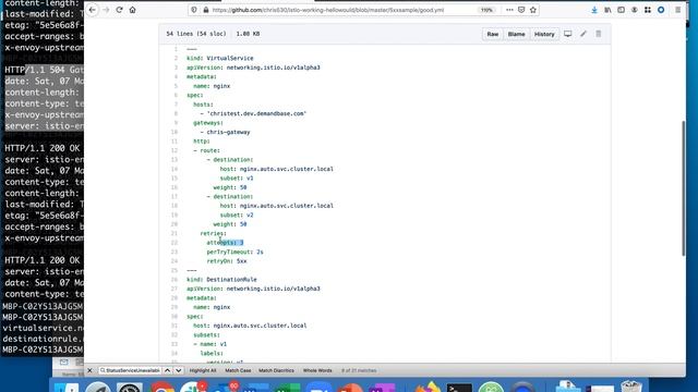 Istio Outlier Detection