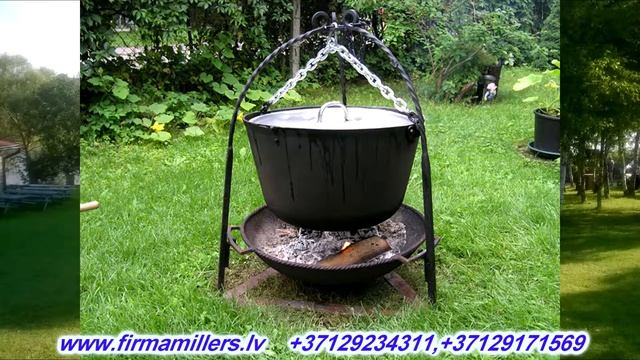 Čuguna katls noma, Cast iron boilers for rent, čuguna katls ugunskuram. www.grili.lv
