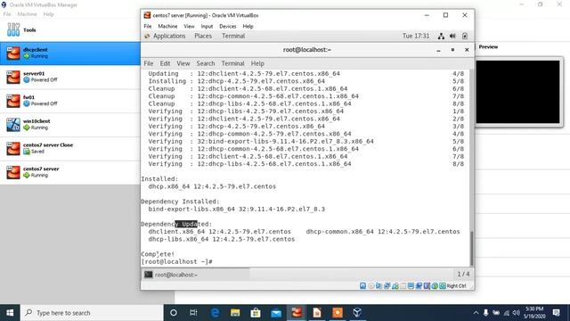 How to configure DHCP Server in Centos 7?