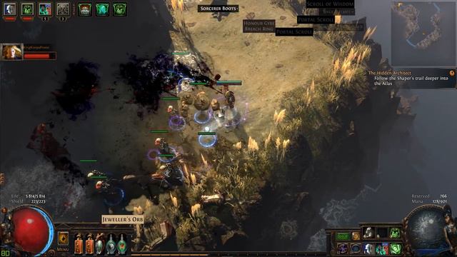 [PoE 3.3] Unique Map Maelström Of Chaos T6 - Skeleton Warriors Summoner Necromancer Witch