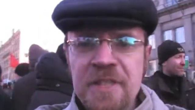 Нацболы на Триумфальной площади