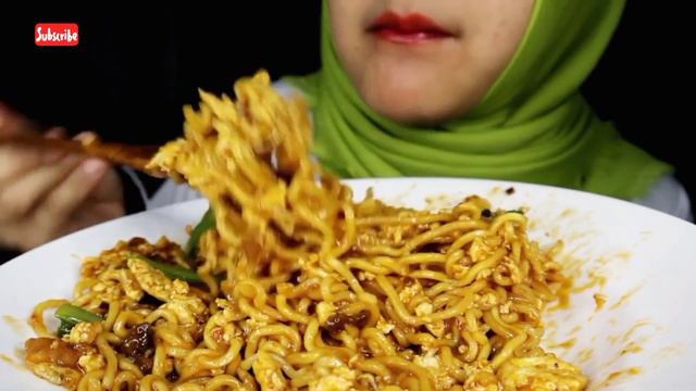 ASMR MIE GORENG NYEMEK ALA WARMINDO || ASMR INDONESIA || EATING SOUND