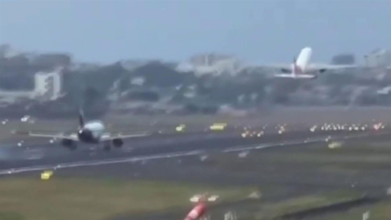 В аэропорту Мумбаи чудом не столкнулись два пассажирских самолета