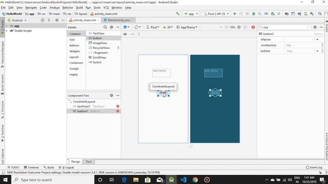 What is Android XML - Pallete, Attributes ? | Android App Development Course - #3