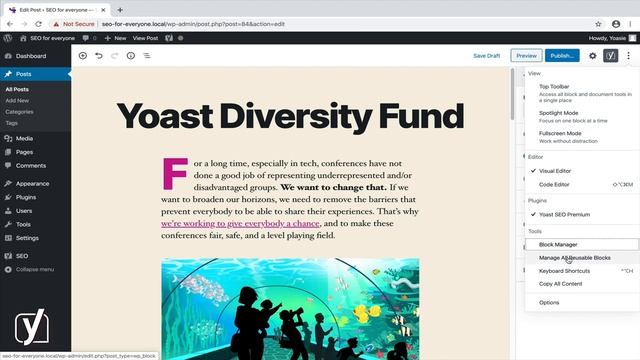 More tools and options in the WordPress block editor | Block editor training
