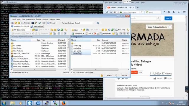 Testing cpn-id Youtube on Proxy Server Squid