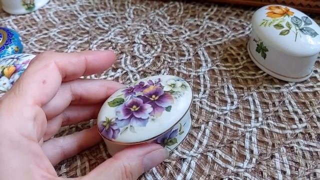 таблетницы и маленькие шкатулки из моей коллекции