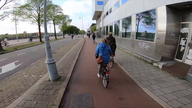 Амстердам 1 мая 2019 Amsterdam before Сovid-19  Ep9 Германия - Нидерланды на складных велосипедах