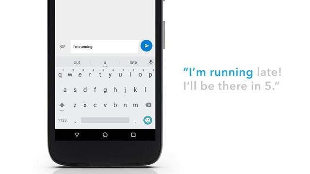 Predictive Text:  Android