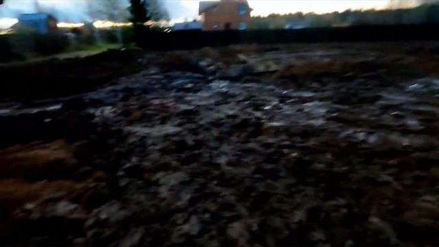 Панировка участка мокрым грунтaм??