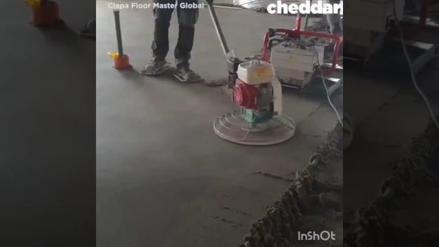 Robot para aplanado de cemento en pisos