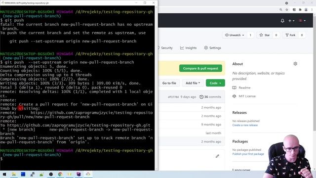 [Kurs Gita w praktyce] Czym jest i jak działa Pull Request w GitHubie? ⌨️ cz.17 (#47)