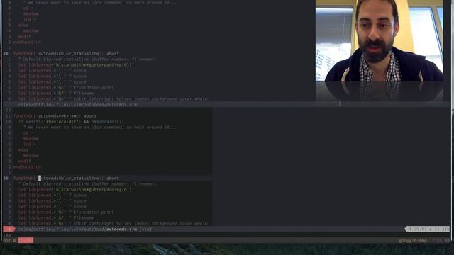 Vim screencast #12: Focus
