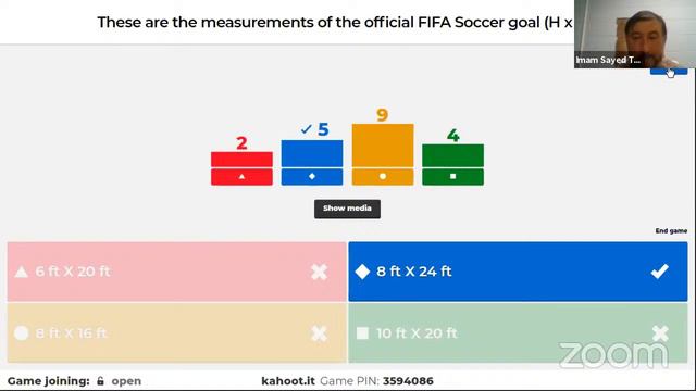 Weekly Kahoot Competition