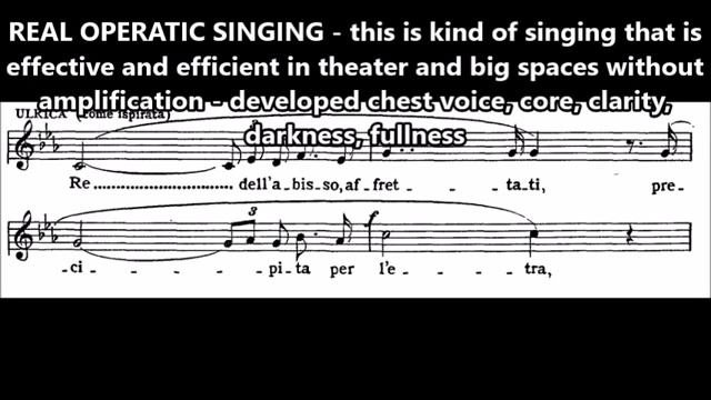 FALSETTO and CHEST side of the voice - female voice