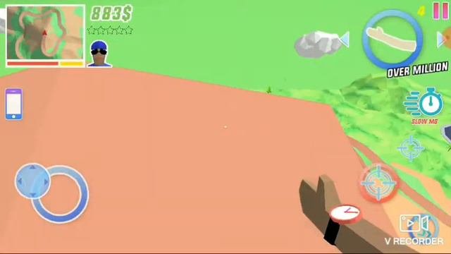 Показываю нычки в игре Dude Theft Wars.