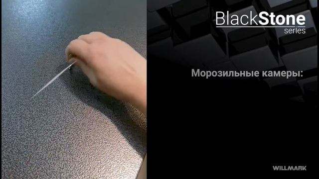Морозильные камеры WILLMARK. Инновационное покрытие "BlackStone".