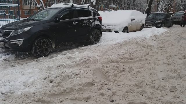 А так у нас в городе улицы чистятся.