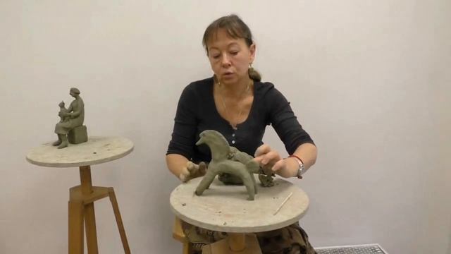 Мастер-класс по скульптуре. «Всадница».