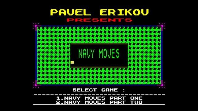 Navy Moves Crack Intro - Pavel Erikov zx spectrum demo site zxaaa.net
