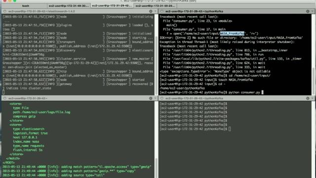 CSCI-E63 , 2015 Final Project - Messaging Options for Big Data: Kafka vs Logstash vs Fluentd