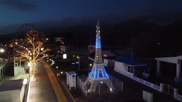 набережная кабардинки зимой
