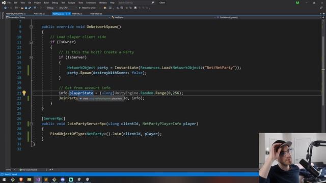 Moving players in 3D space TutorialC - Unity Netcode for Gameobjects 2022
