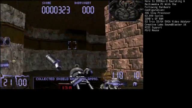 XS, An FPS for the Morbidly Curious (DOSBox-X)