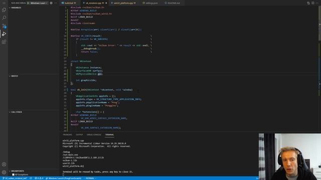 C++ Vulkan Engine | Surface, GPU Selection, Logical Device, Swapchain | Part 01