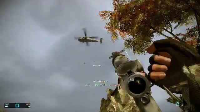 Shooting Pilots from below BFBC2