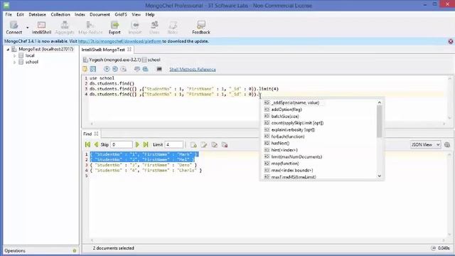 MongoDB Tutorial for Beginners 11   Using Sort, Skip, and Li