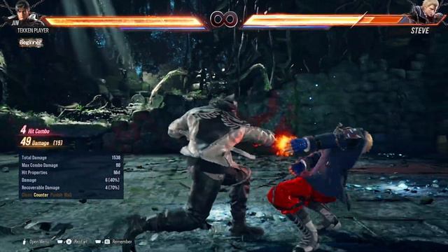 TEKKEN 8 JIN COMBOS