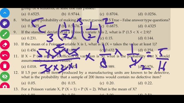 Set B | Theoretical Distribution | CA foundation | Question 1 to 13 | CH - 17 |
