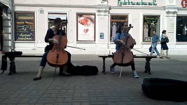 Казань, 13 мая 2014 музыканты на Баумана