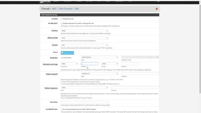 Проброс портов в pfSense Port forwarding