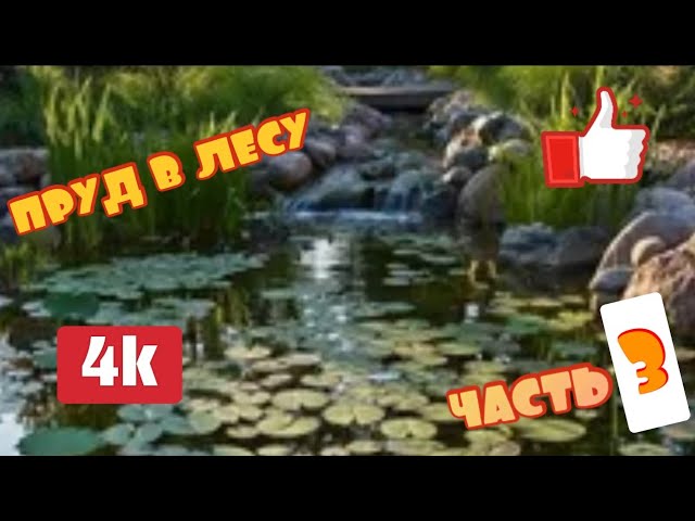пруд в лесу своими руками. #3